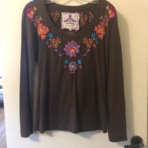 Johnny Was long sleeve shirt